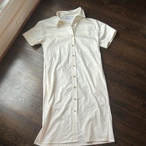 Hunter Bell White Shirt Dress